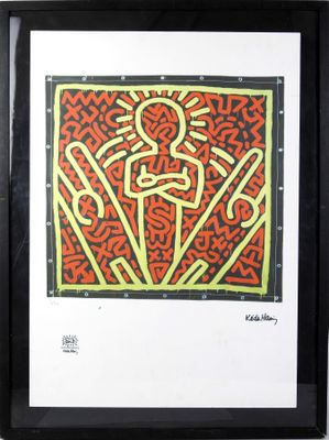 Keith HARING 1958 1990 Trois Personnages Lithographi 74026596