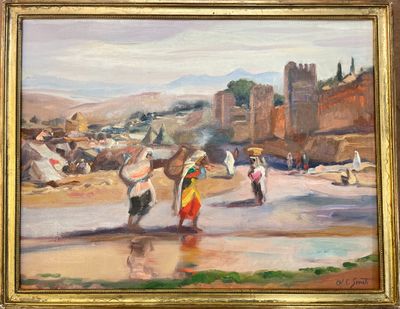 SMETS Charles Ernest Les Porteuses D Eau Huile Sur 72508606