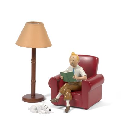 PIXI REGOUT Lampe Tintin Fauteuil Et Milou Figurines 74528812