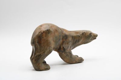 Pierre CHENET XXème siècle Le Grizzli Sujet en bronz 73515407