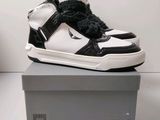 nike air jordan 1 mid black / white - black - white