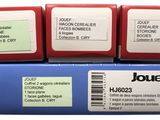 three boxes of jouer coffee sit on top of each other