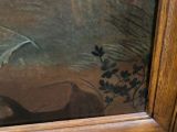 a picture of a painting on the wall of a room
