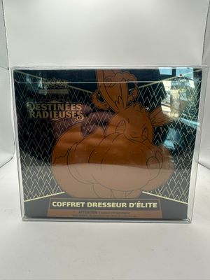 La boîte est transparente et comporte l'image d'un personnage de dessin animé.