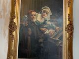 a picture of a painting hanging on the wall
