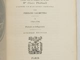 an open book with a picture of a man in a suit and tie