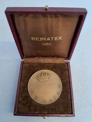 Reinatex, 1952, médaille en bronze Rainier III Prince de Mon…