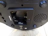 a close up view of the inside of a speaker
