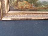 a picture of a painting on the wall of a room