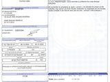 a close up of a document with a barcode on it