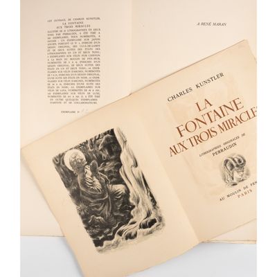 KUNSTLER (Charles). La Fontaine aux trois miracles.