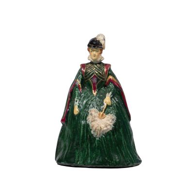 an image of a figurine of a woman in a green dress