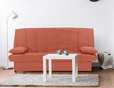 Banquette clic clac 3 places MILA- Tissu 100% coton, couleur…