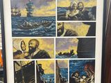 Reproduction encadrée « Pirates des Caraïbes »