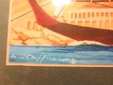 a picture of a picture of a boat in the water