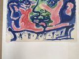une image représentant un tableau sur une feuille de papier accrochée à un mur