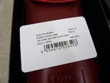 a tag on the back of a cell phone case