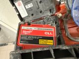 a close up of a tool box with a battery in it