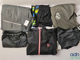 a lot of bags that are sitting on a table