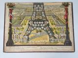 a picture of a map of the eiffel tower