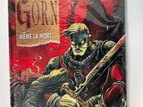 the cover of a comic book with a picture of a man holding a gun