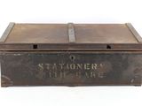 an old metal box with the word styronsen on it