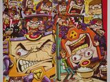 une image représentant un groupe de personnages de dessins animés dans un magasin