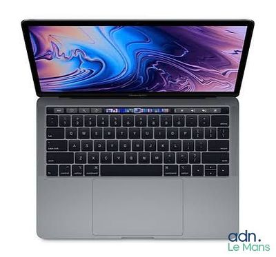 the new macbook pro with retinator keyboard and touch bar