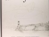 une photo d'un livre sur lequel figure le dessin d'un château
