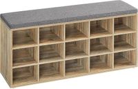 VASAGLE - Un banc à chaussures avec siège effet bois - Neuf,…