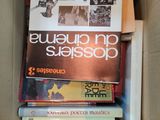 a box full of books that are sitting on a table