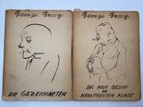 un vieux livre avec le dessin d'un homme et d'une femme