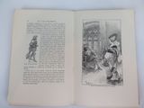 an open book with a picture of a man and a woman on it