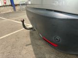 a close up of a rear bumper of a car
