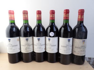 6 bouteilles comprenant 5 bouteilles Château Ramage la Batis…