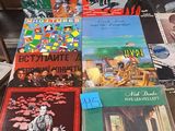 a lot of books on the table together on the table