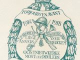 a drawing of a coat of arms with a crown on top of it