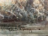 an image of a painting of a man fishing in a river