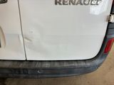 the rear end of a white truck with the word renaudt on it