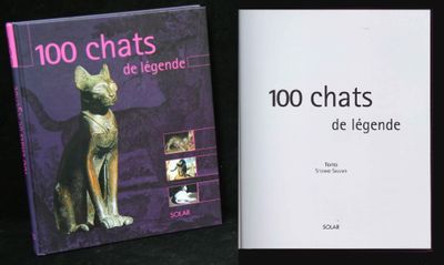 100 chats de légende, Ed Solar 2002, 1 vol in4 rel ed