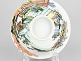 an image of a plate with a picture on it