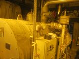 a large machine that is inside of a building