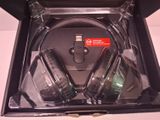 a box with a pair of headphones inside of it