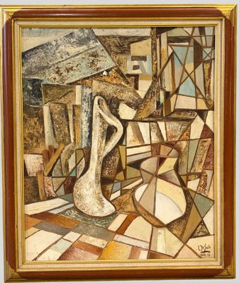 Edouardo de SOTO (Né en 1917). "Composicion".