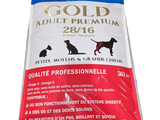 Croquettes premium pour chiens adultes « Gold » au poulet et aux pommes de terre