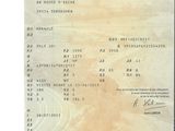 an old document with a picture of a person on it