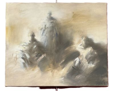 Luis ZILVETI (né en 1941): "MUR 5" HST, SBD et datée 88, 54 …