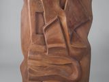 an image of a sculpture of a man with a hat on his head
