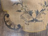 a picture of a painting on the wall of a room