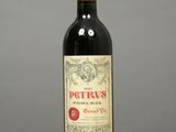 a bottle of wine that is sitting on a table